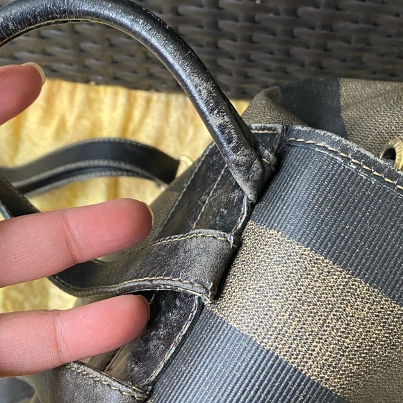 Fendi Penguin Print Leather Backpack - Picture 13 of 15